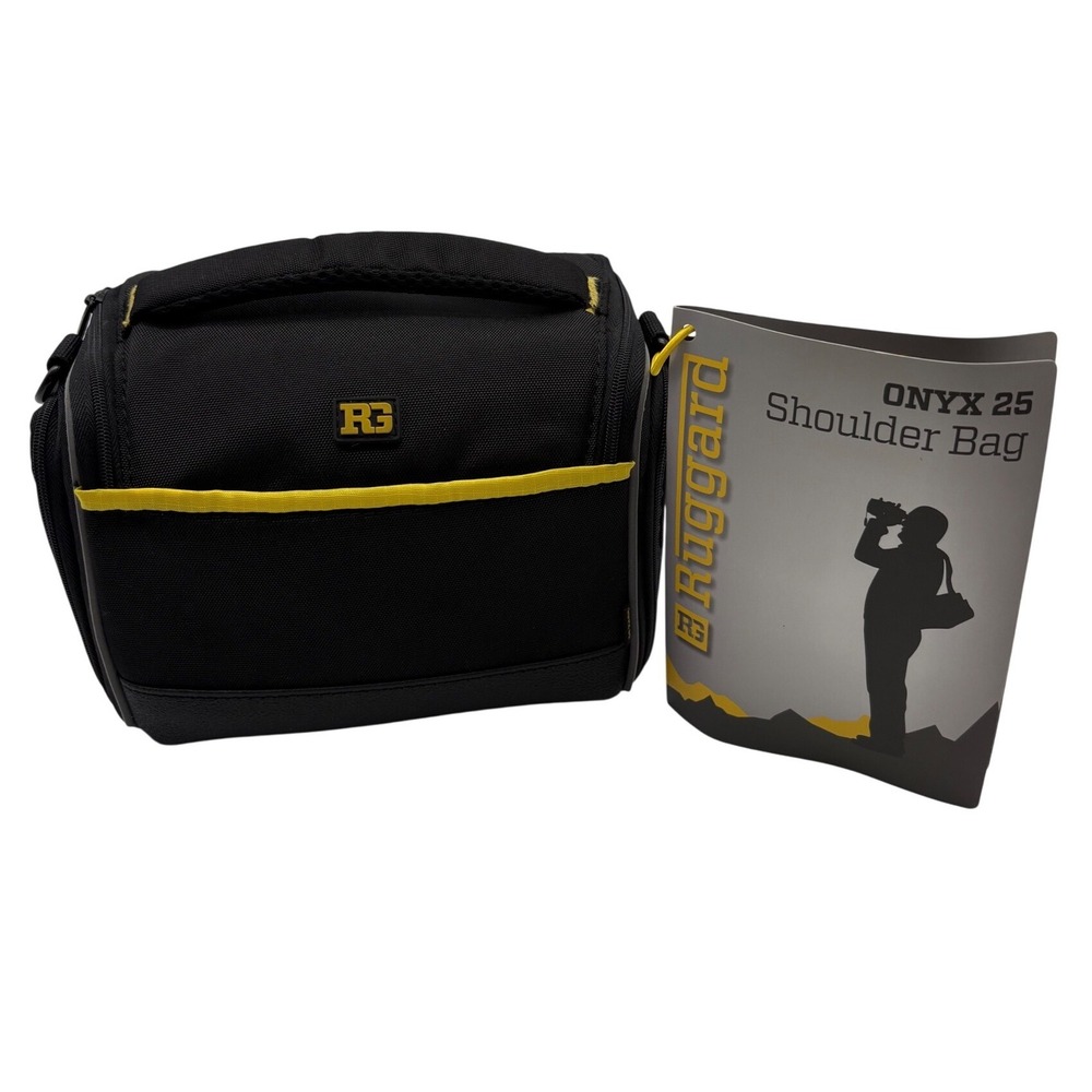 Ruggard Onyx 25 Shoulder Bag Unisex Small Black New Camera Case VSY-125B